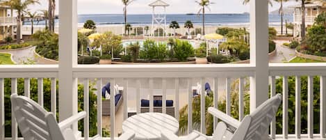 Udsigt fra overnatningsstedet