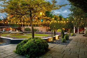 Blick auf den Garten