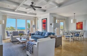 Flat-screen TV, DVD player