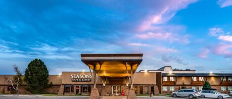 Front of property - evening/night