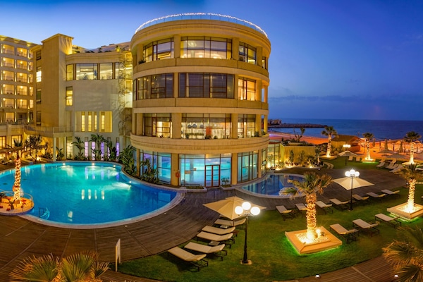Indoor pool, 2 outdoor pools, pool umbrellas, sun loungers
