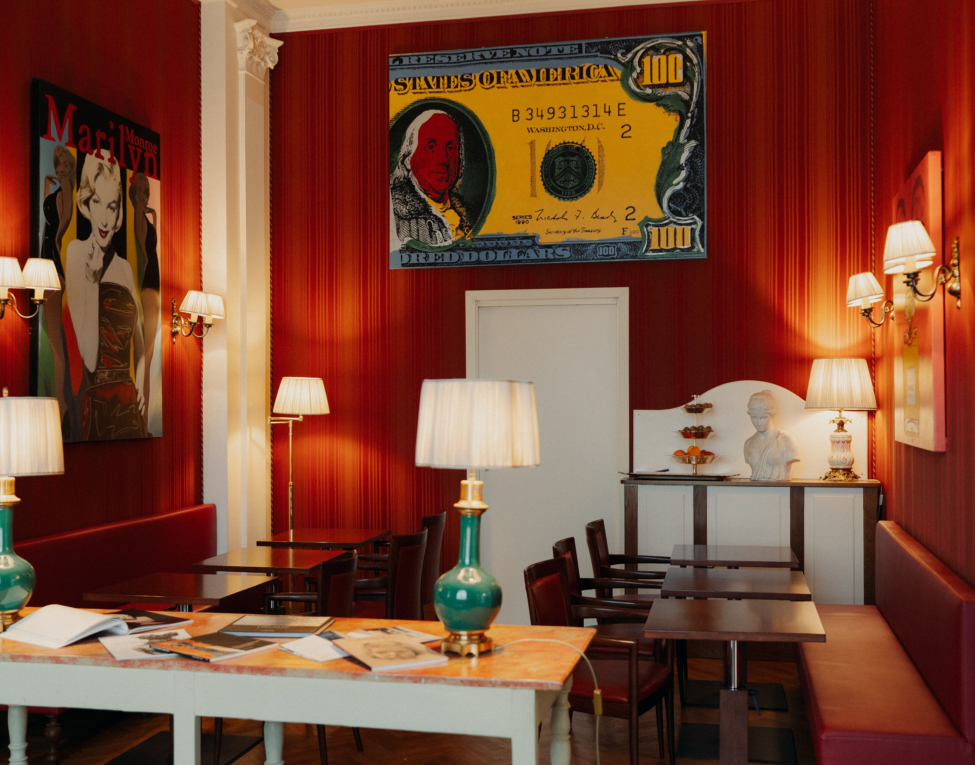 daily buffet breakfast (eur 10 per person)