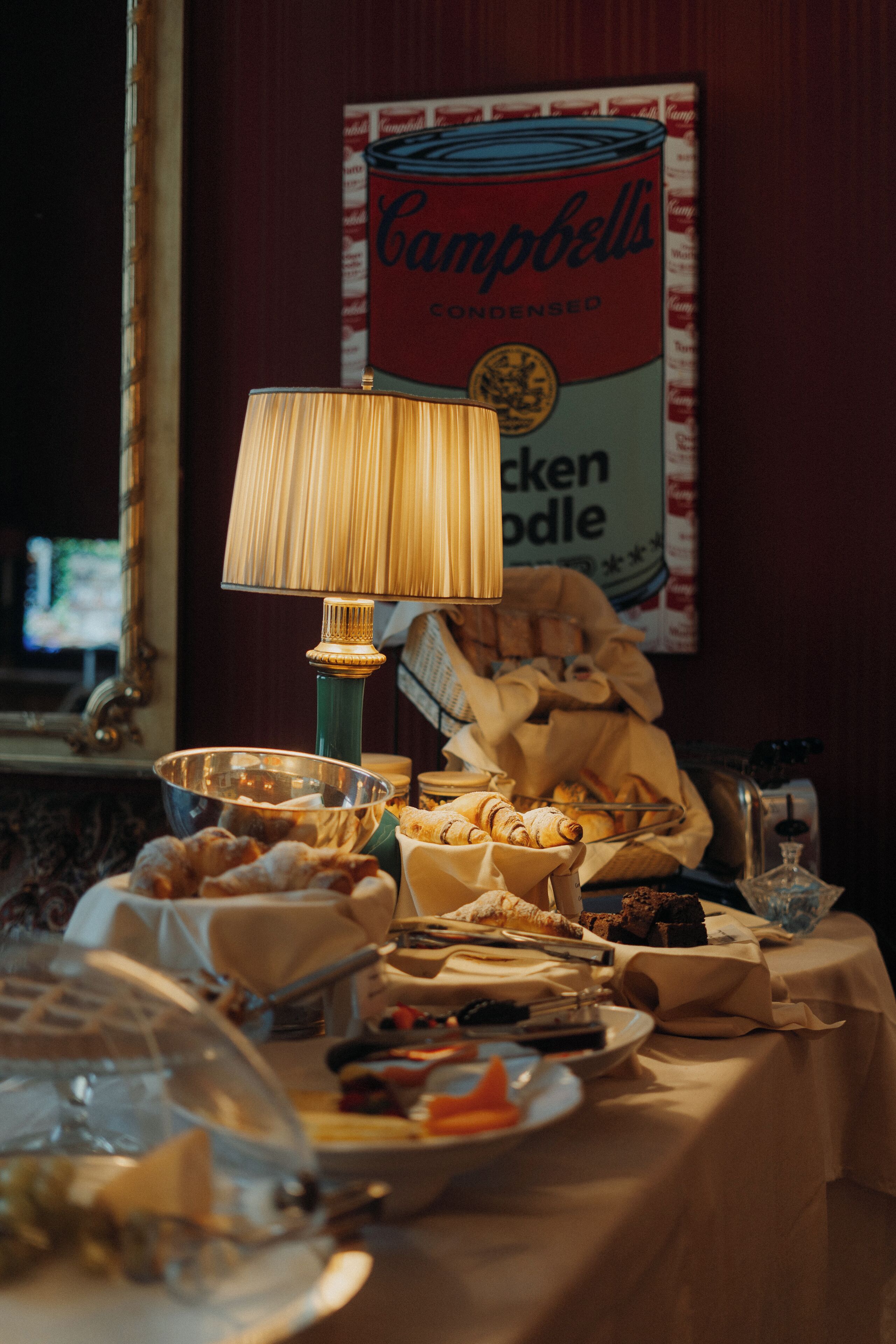 daily buffet breakfast (eur 10 per person)