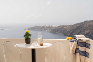 Premium Room Caldera View with Outdoor Mini Plunge Pool Quadruple | Balcony view - Rocabella Santorini Hotel & SPA  (Santorini)