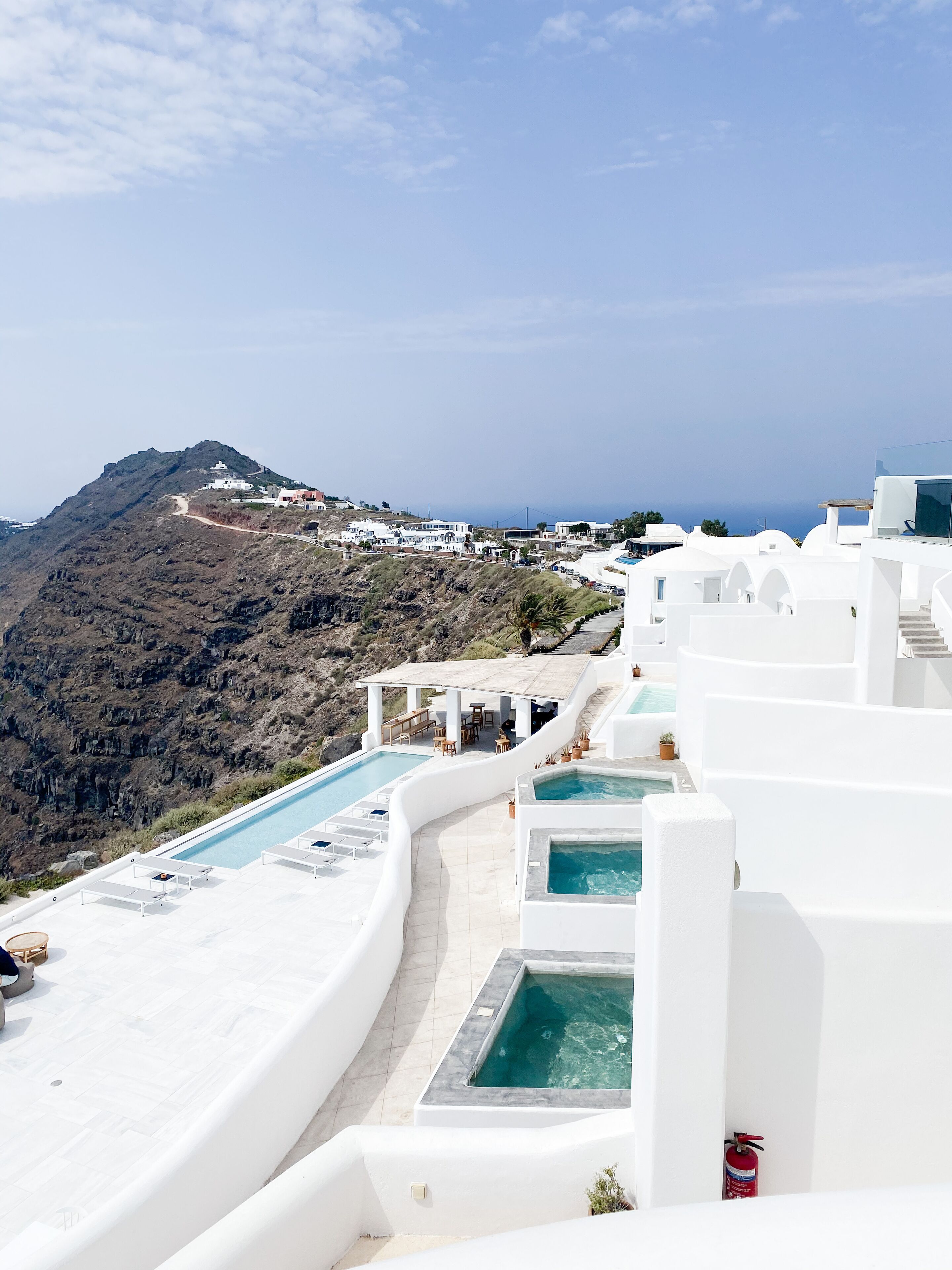 Executive Room Caldera View with Outdoor Mini Plunge Pool Quadruple | View from room