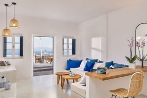 Suite, Meerblick | Hochwertige Bettwaren, Zimmersafe, individuell dekoriert