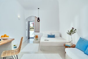 Signature Double Room (Sea or Pool View) | Premium bedding, in-room safe, individually decorated