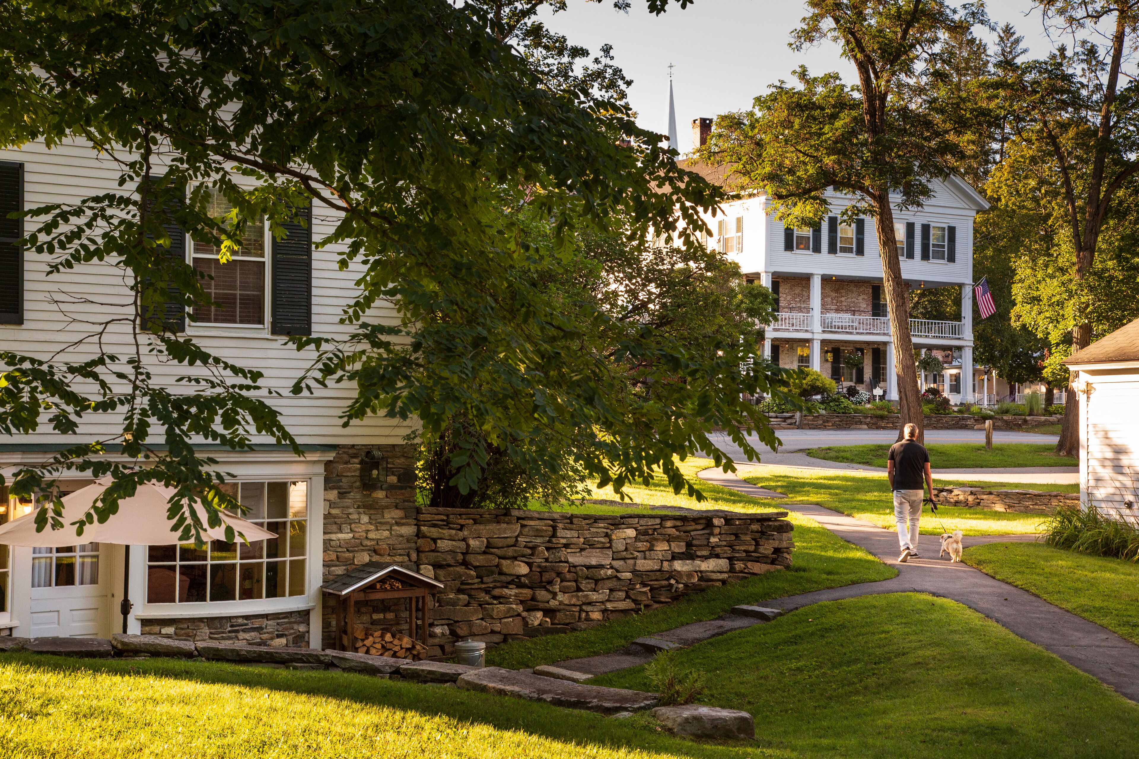 outdoor wedding area