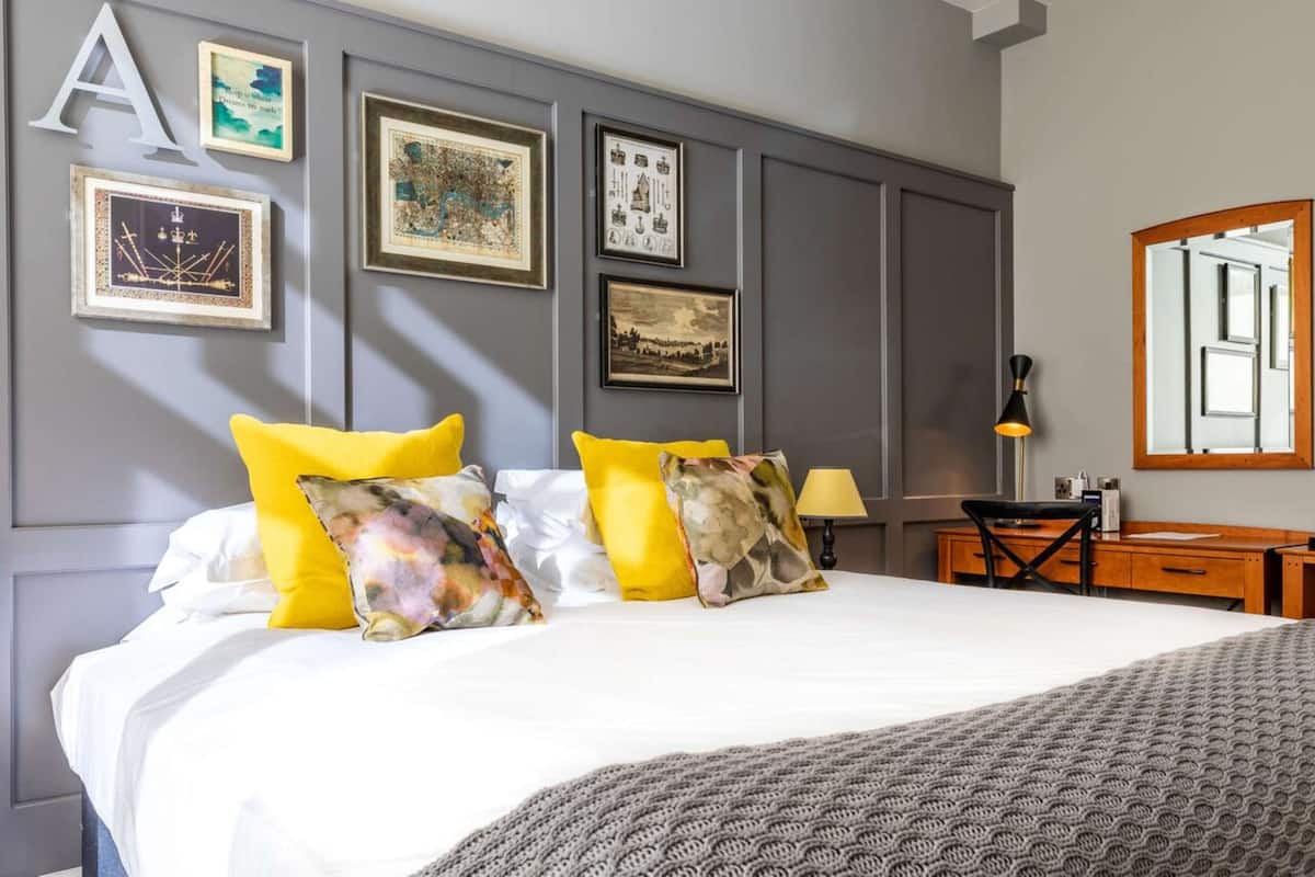 classic double room | memory-foam beds, individually decorated, desk, iron/ironing board