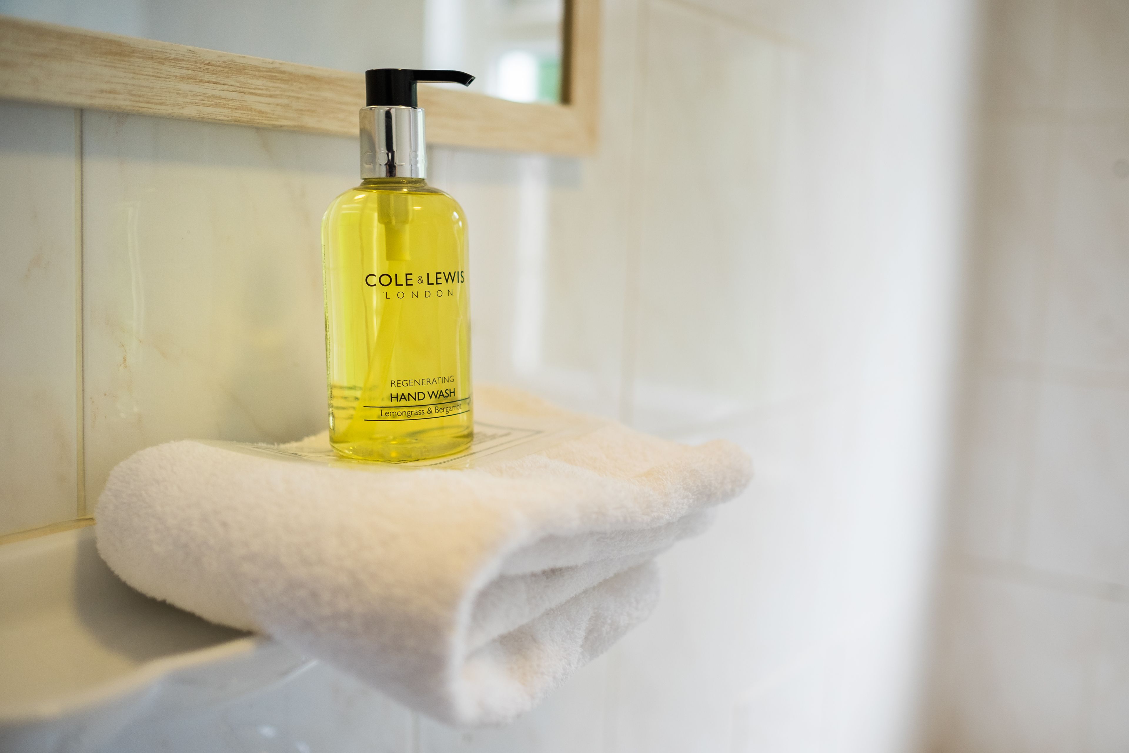 free toiletries, hair dryer, towels