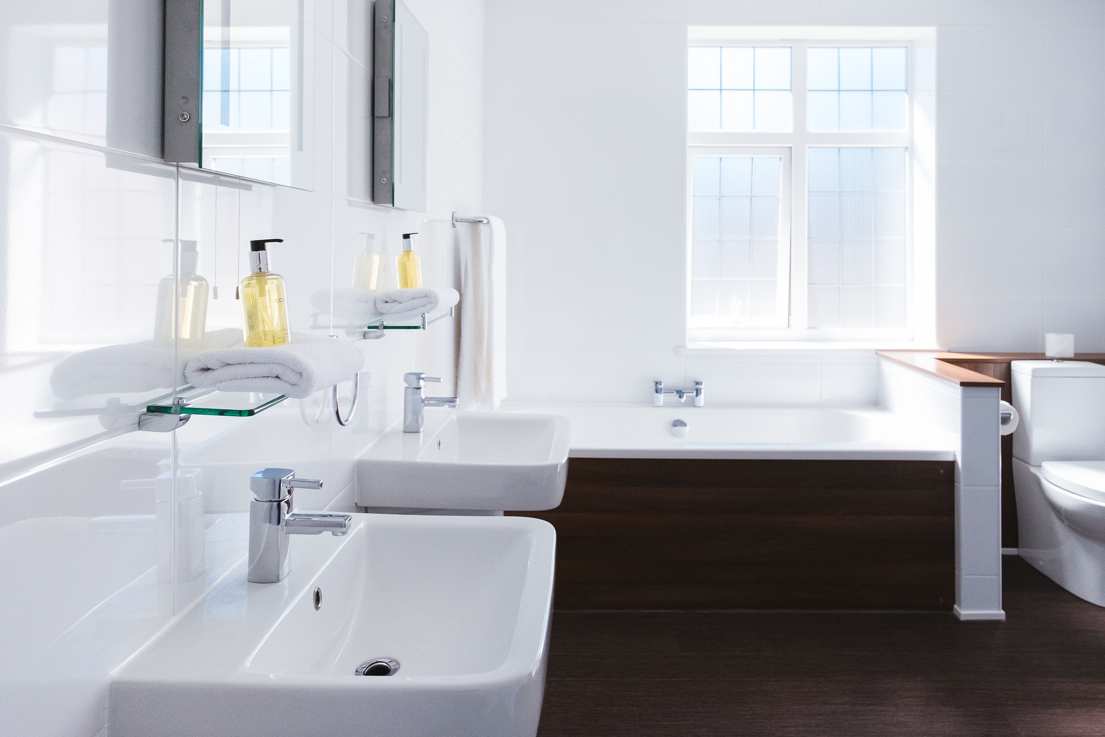 deluxe room, 1 king bed, ensuite (no pets) | bathroom | free toiletries, hair dryer, towels