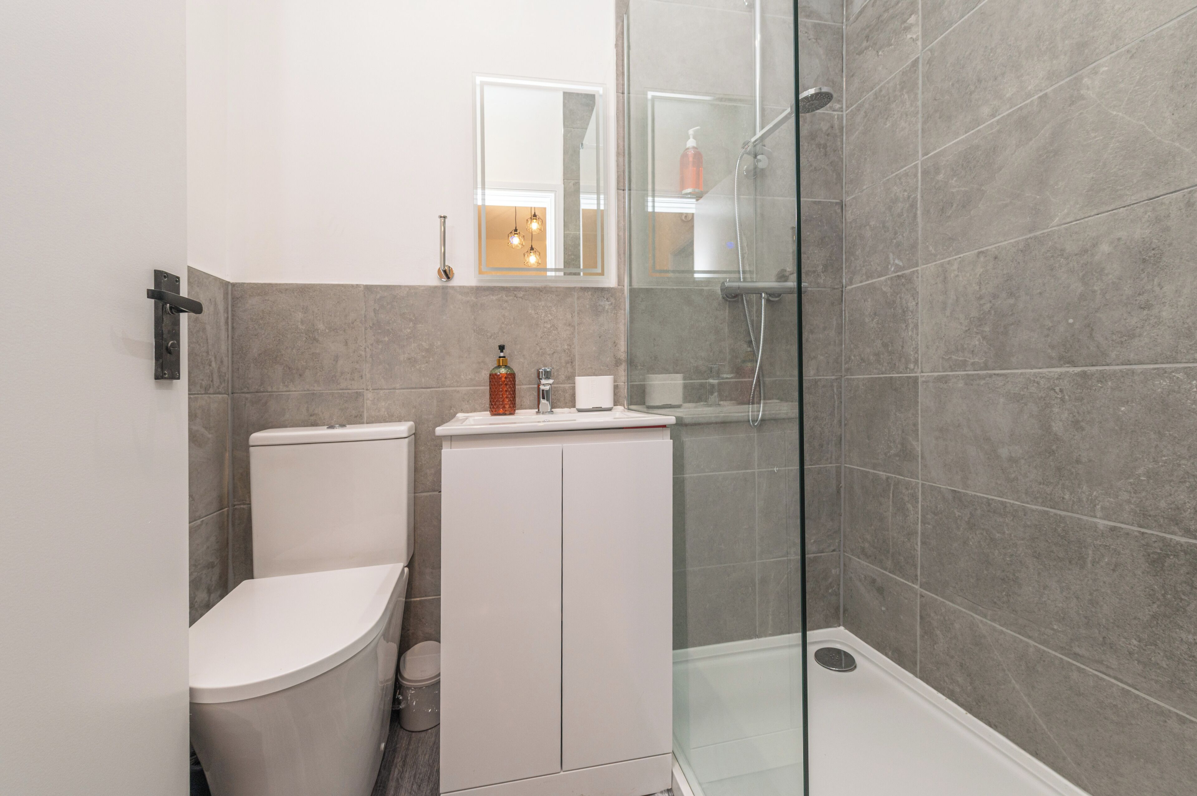 Appartamento Executive, 1 camera da letto | Bagno | Doccia, asciugacapelli, asciugamani, sapone
