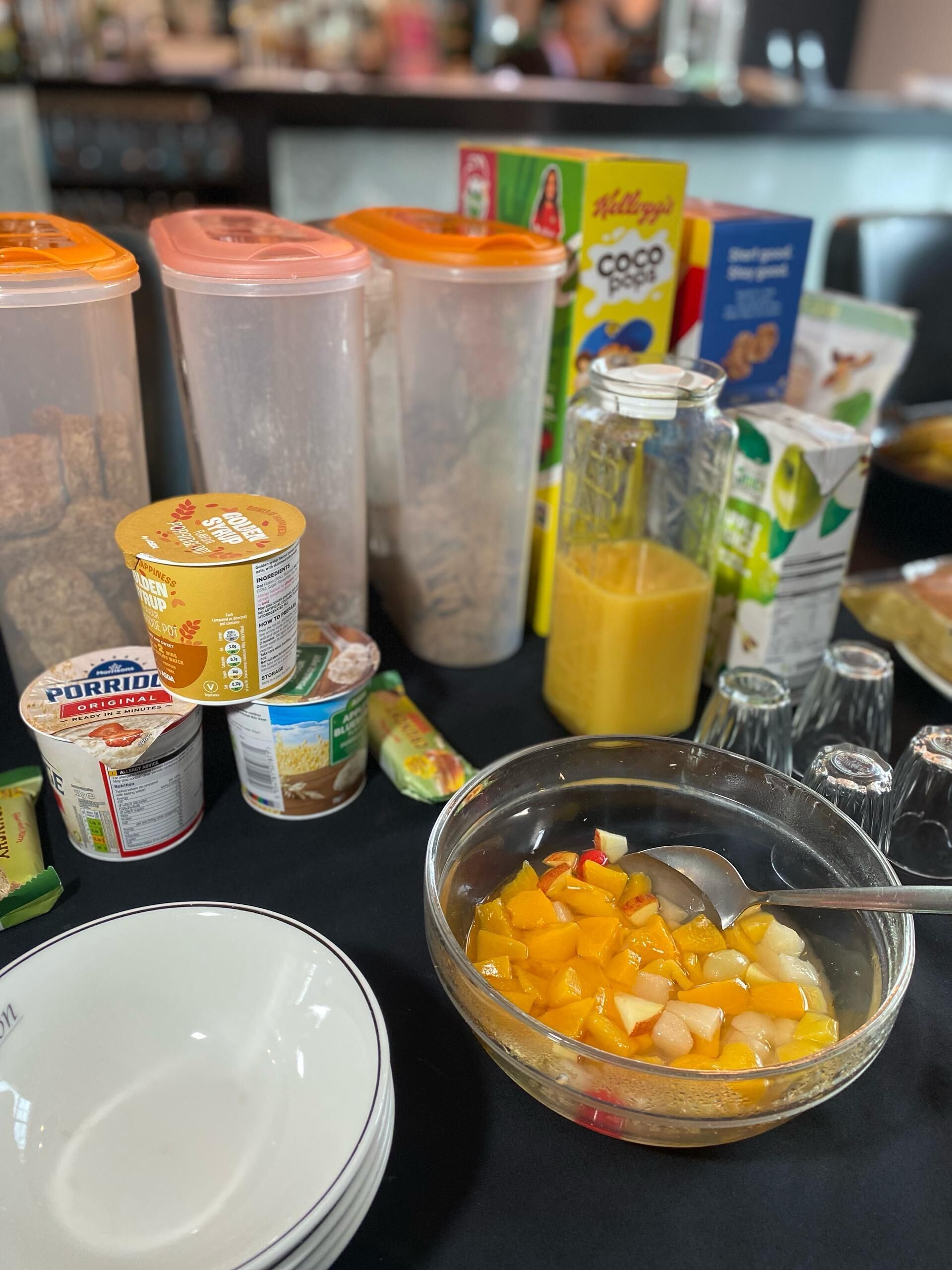 daily continental breakfast (gbp 7.95 per person)