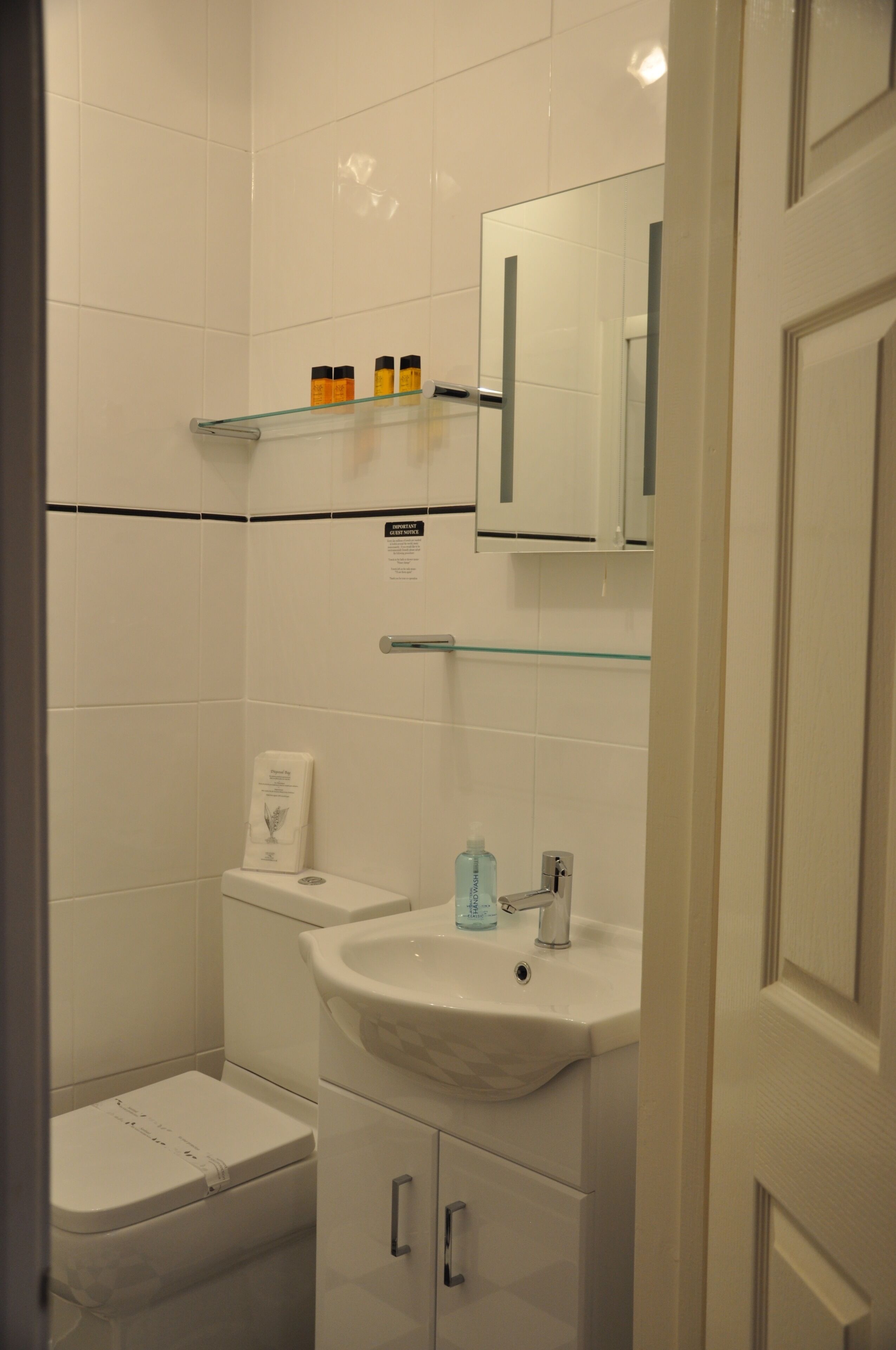 deluxe suite, ensuite | bathroom | shower, hair dryer, towels, shampoo