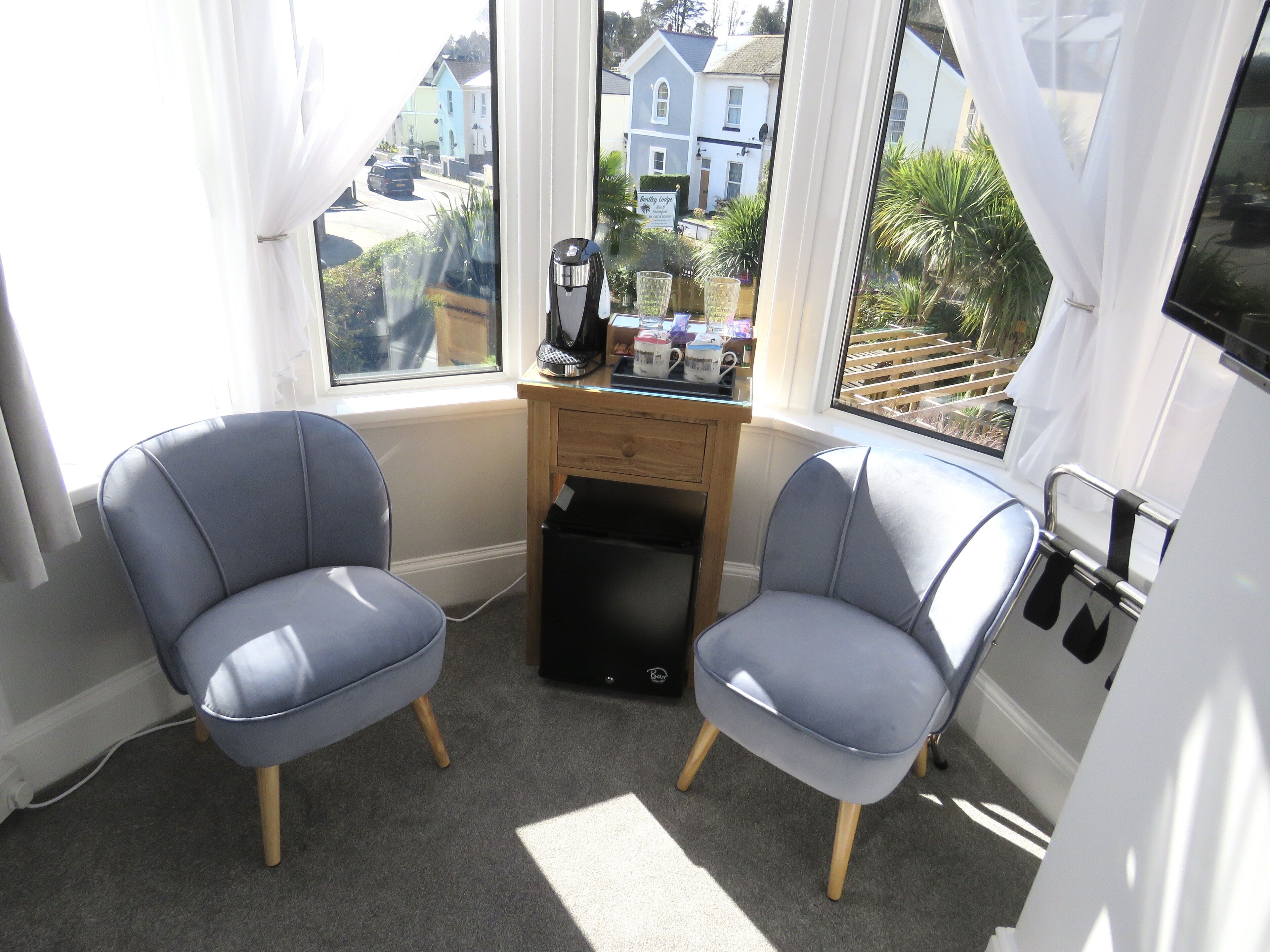 Luxury Double Room, 1 King Bed, Room 1 | 高档床上用品、Select Comfort 床、遮光窗帘、熨斗/熨衣板