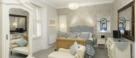 Meadfoot Suite | Premium bedding, memory foam beds, individually decorated