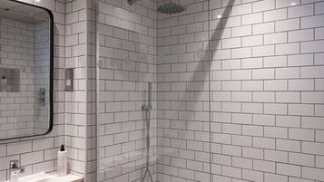 Hair dryer, towels