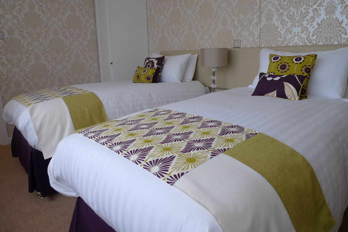 Desk, iron/ironing board, cots/infant beds, free WiFi