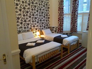 Desk, soundproofing, iron/ironing board, free WiFi