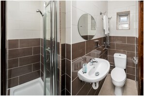 Standard Triple Room | Bathroom | Hair dryer, towels, soap, toilet paper