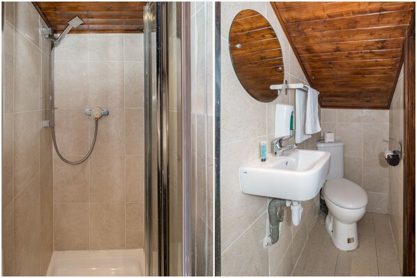 Standard Single Room | Bathroom | Hair dryer, towels, soap, toilet paper