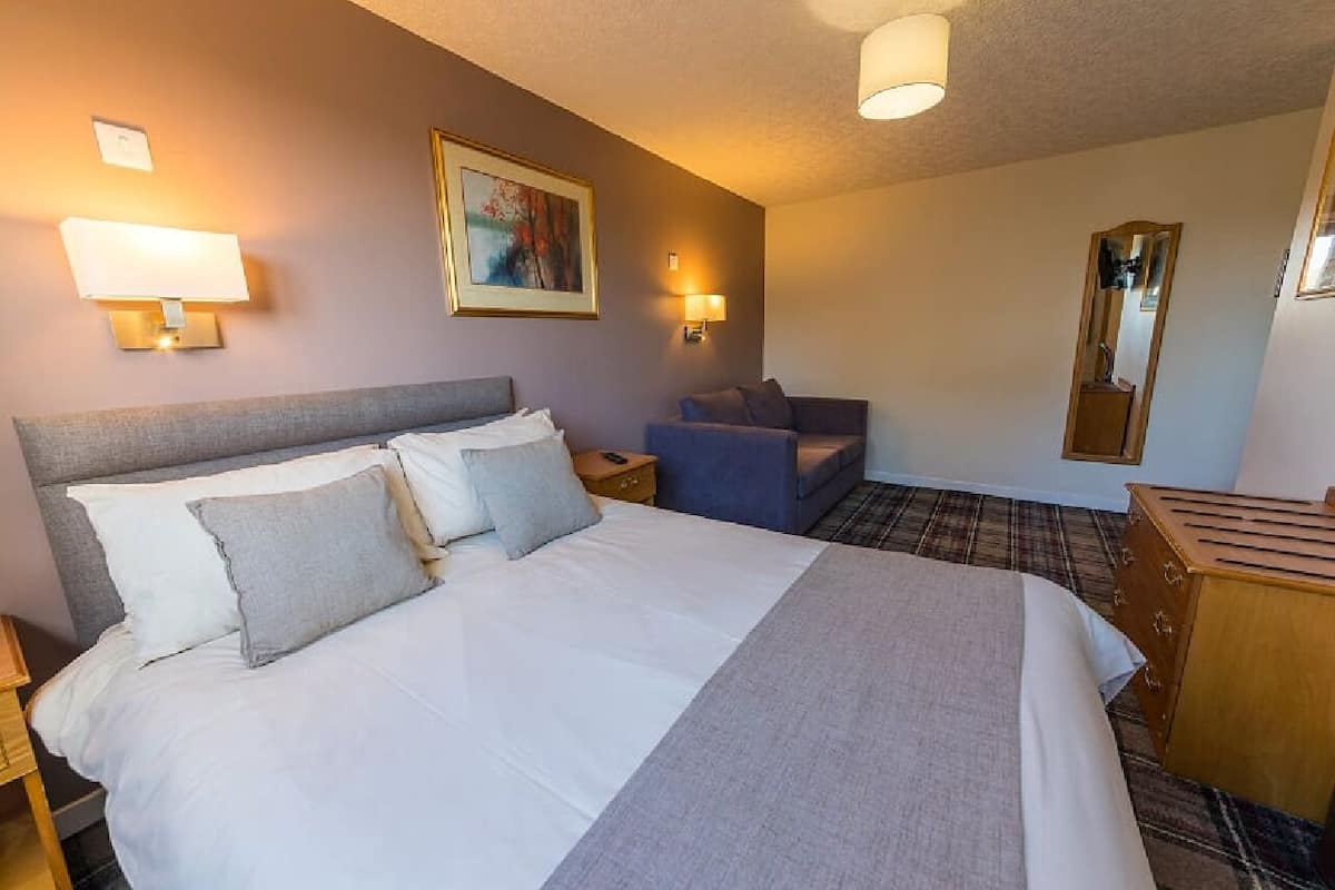 Family Double Room, 1 Double Bed with Sofa bed | Egyptian cotton sheets, premium bedding, down comforters, desk