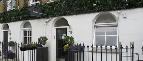 Voorkant van accommodatie