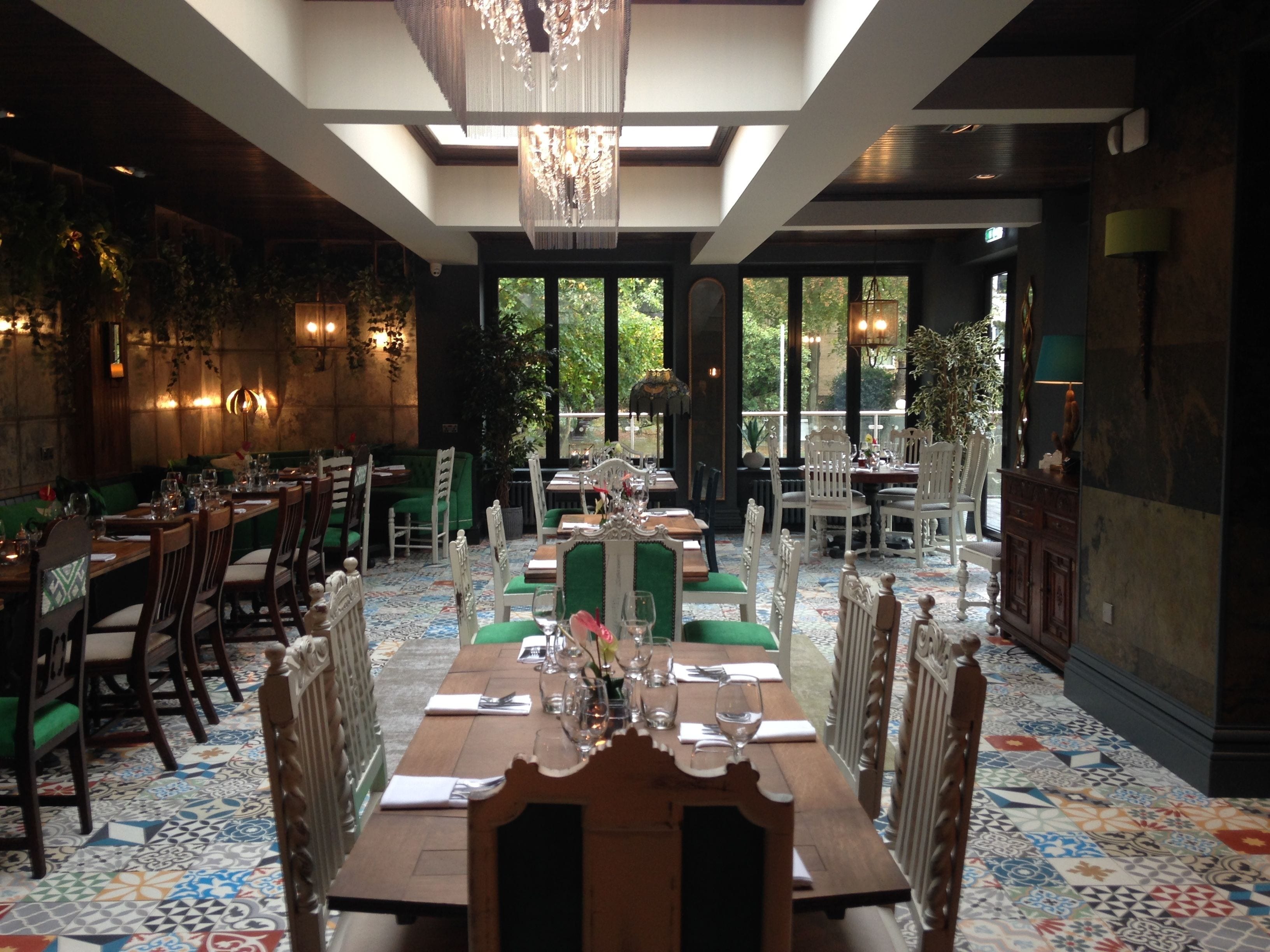 Breakfast, lunch, dinner served; local cuisine 