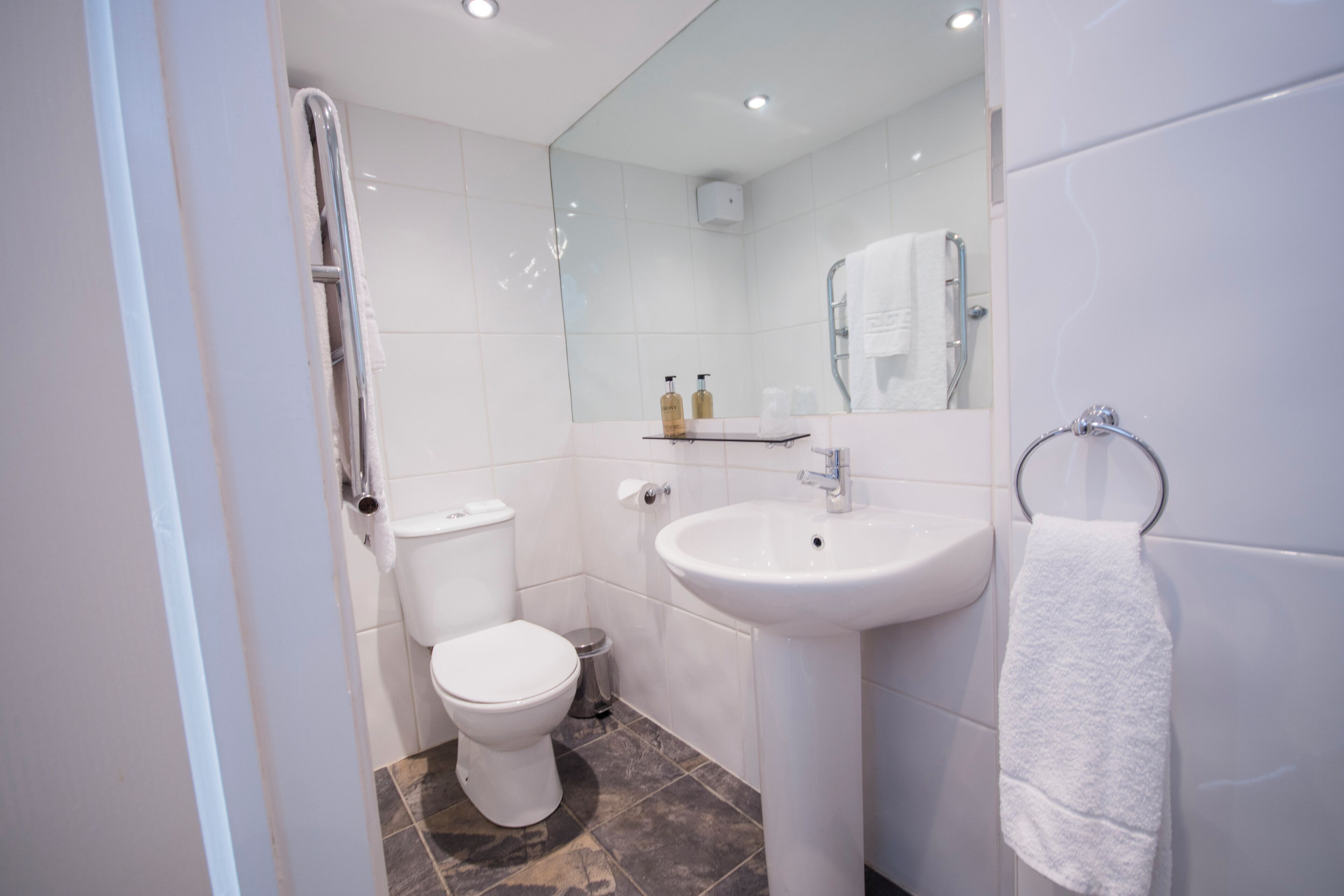 double or twin room | bathroom | hair dryer, towels