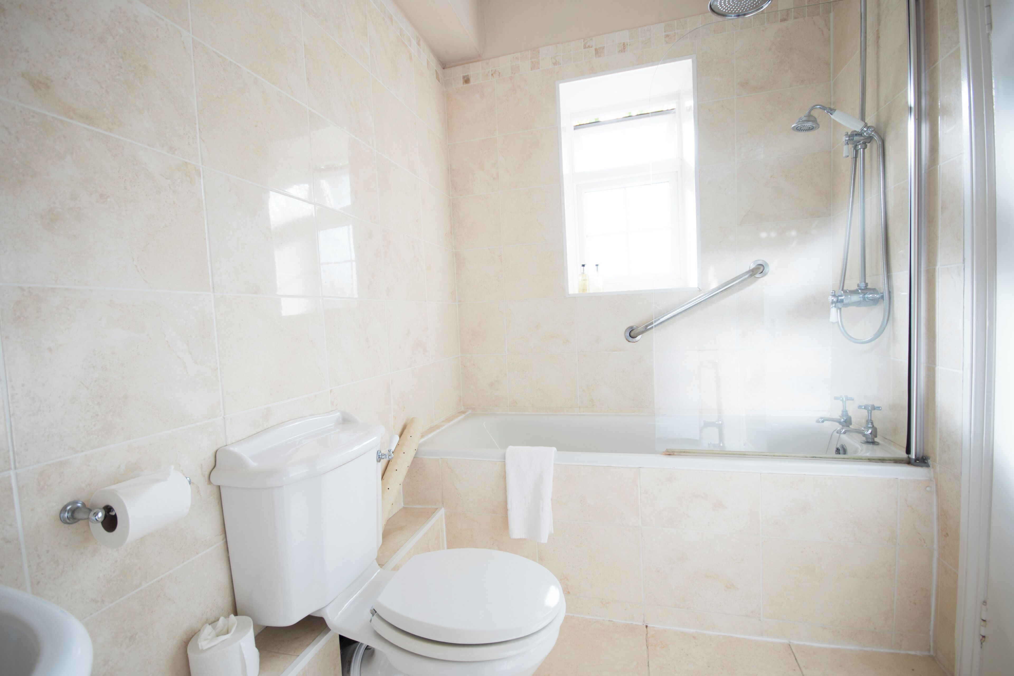 double or twin room | bathroom | hair dryer, towels