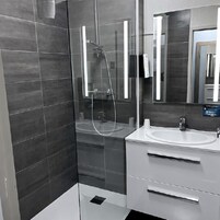 Articles de toilette écologiques, sèche-cheveux, bidet
