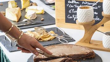 Daily buffet breakfast (EUR 12 per person)