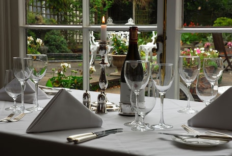 Dinner served . Chapel House Restaurant with Rooms