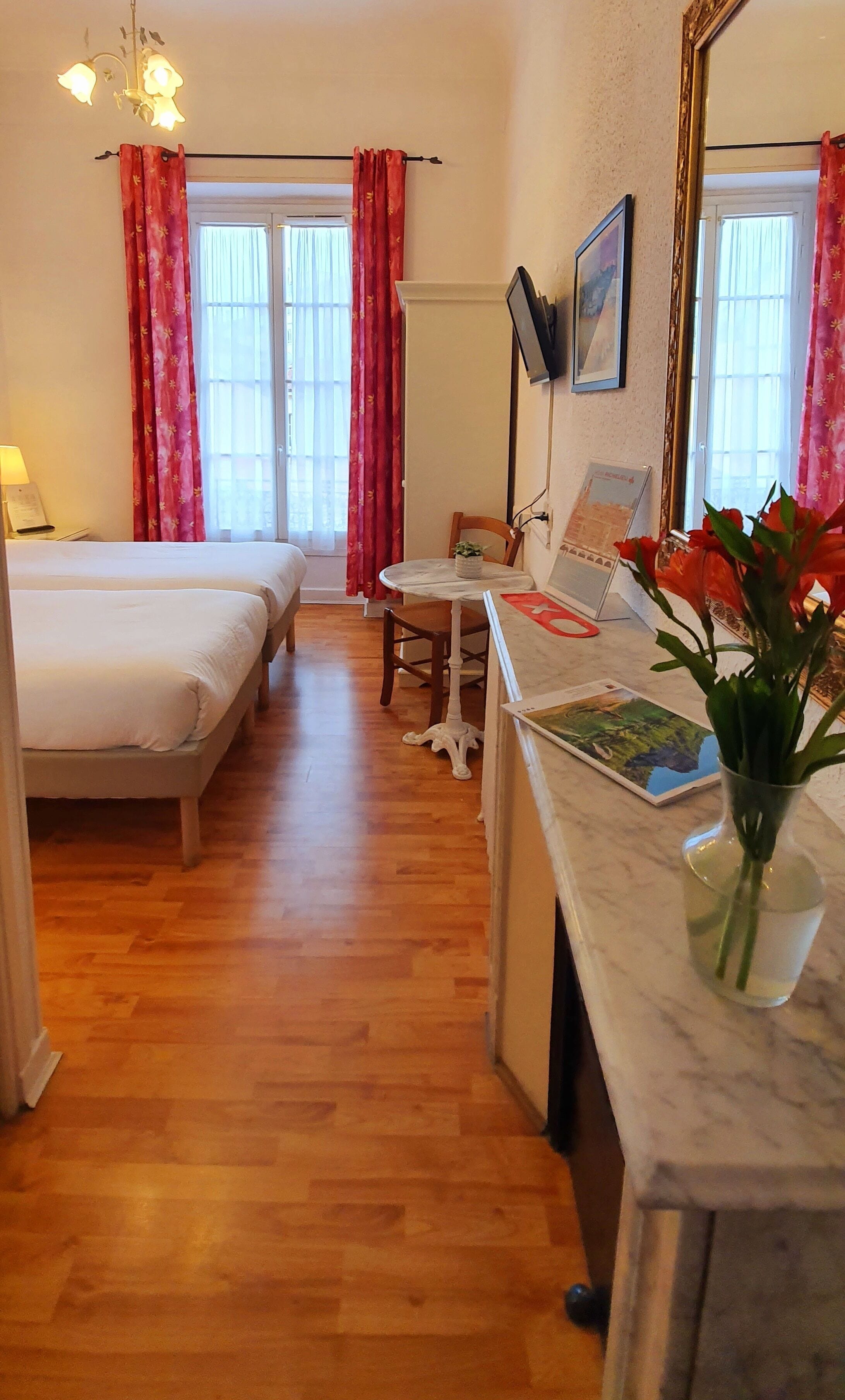 Twin kamer | Uitzicht vanuit de kamer