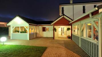 Front of property – evening/night