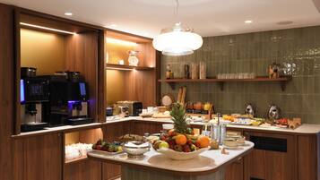 Daily continental breakfast for a fee