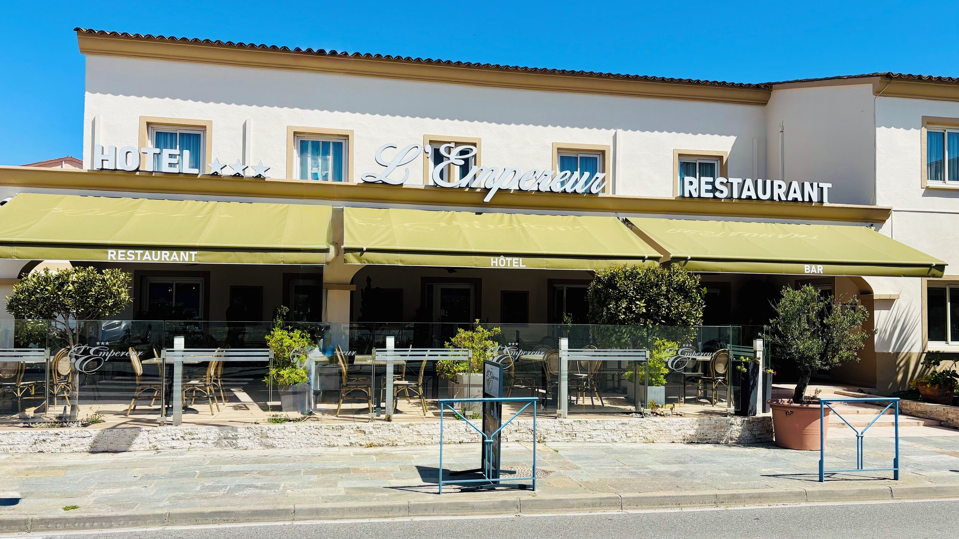 Façade de l’hébergement