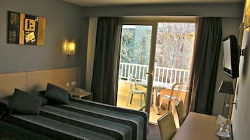 Superior Double Room, Balcony, Courtyard Area | Premium bedding, individually decorated, individually furnished, desk
