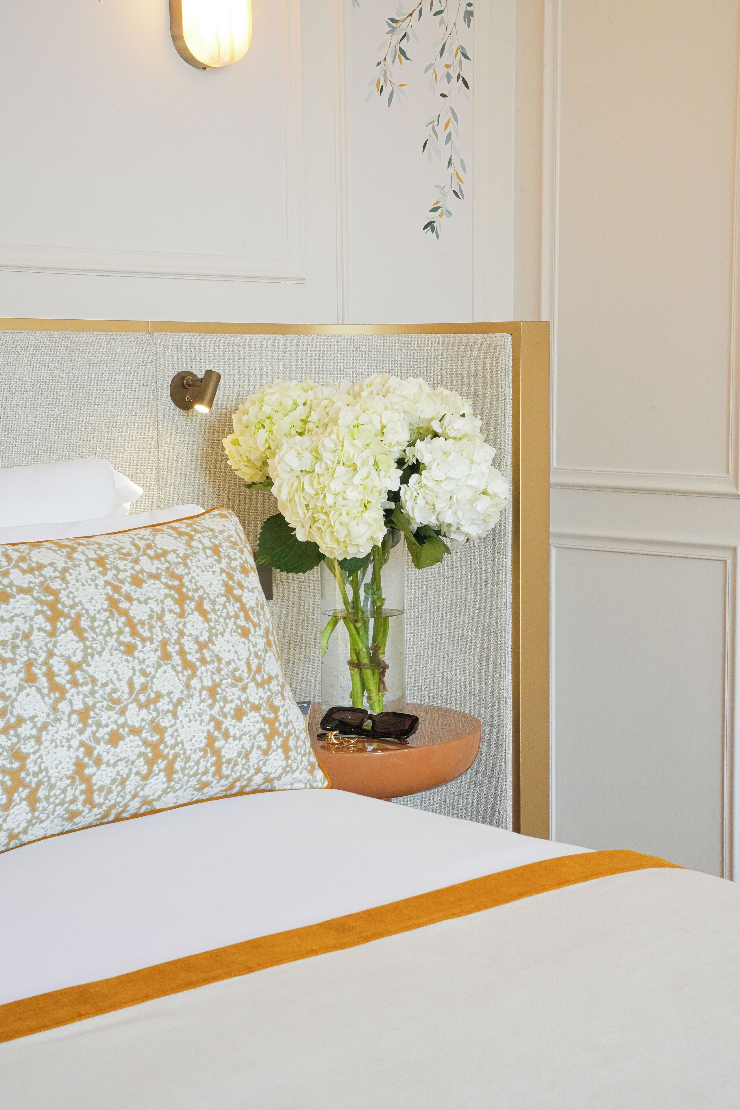 Bettwäsche aus ägyptischer Baumwolle, hochwertige Bettwaren, Minibar