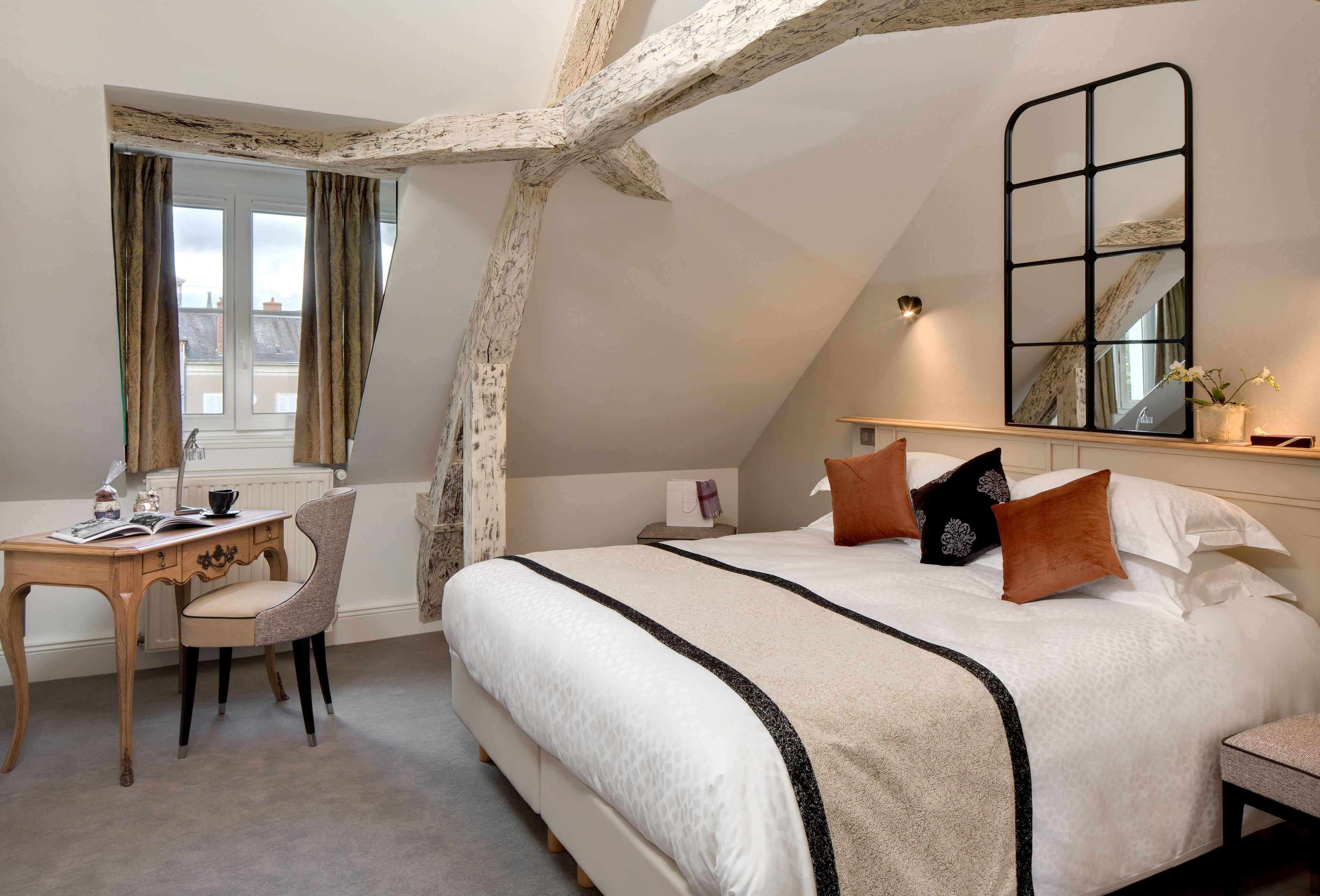 charm room (manoir 2nd french floor) | egyptian cotton sheets, premium bedding, minibar, in-room safe