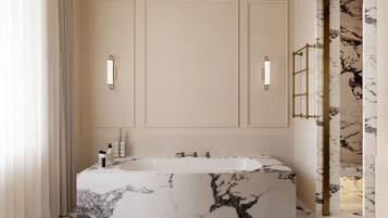 Free toiletries, hair dryer, bathrobes, slippers