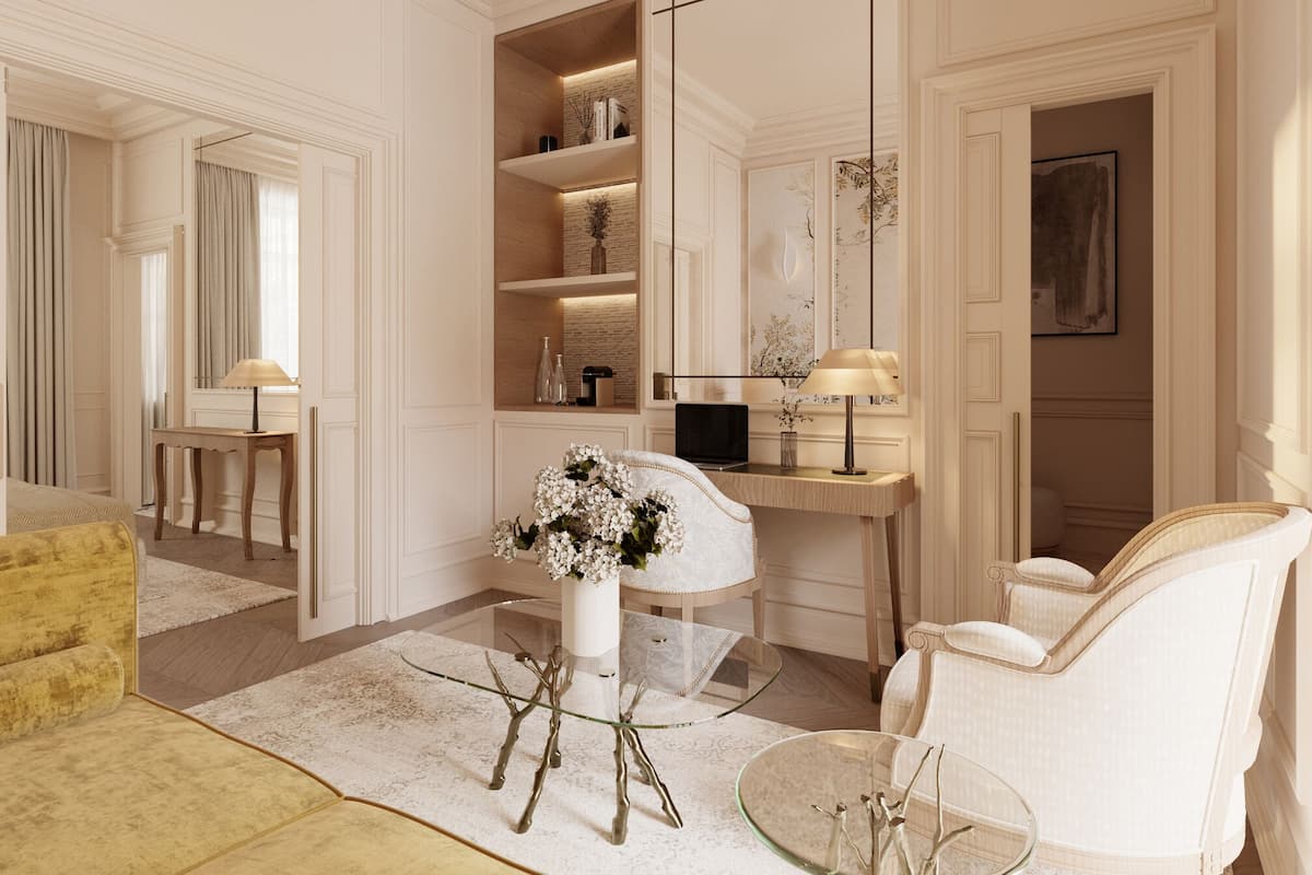 Egyptian cotton sheets, premium bedding, minibar, in-room safe