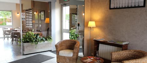 Lobby sitting area