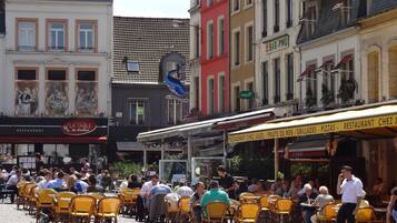 Blick von der Unterkunft