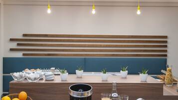 Daily buffet breakfast (EUR 16 per person)