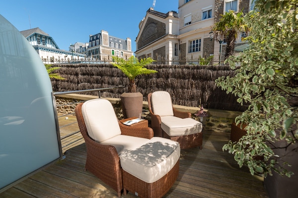 Chambre Double Supérieure, 1 lit double, terrasse | Terrasse/Patio