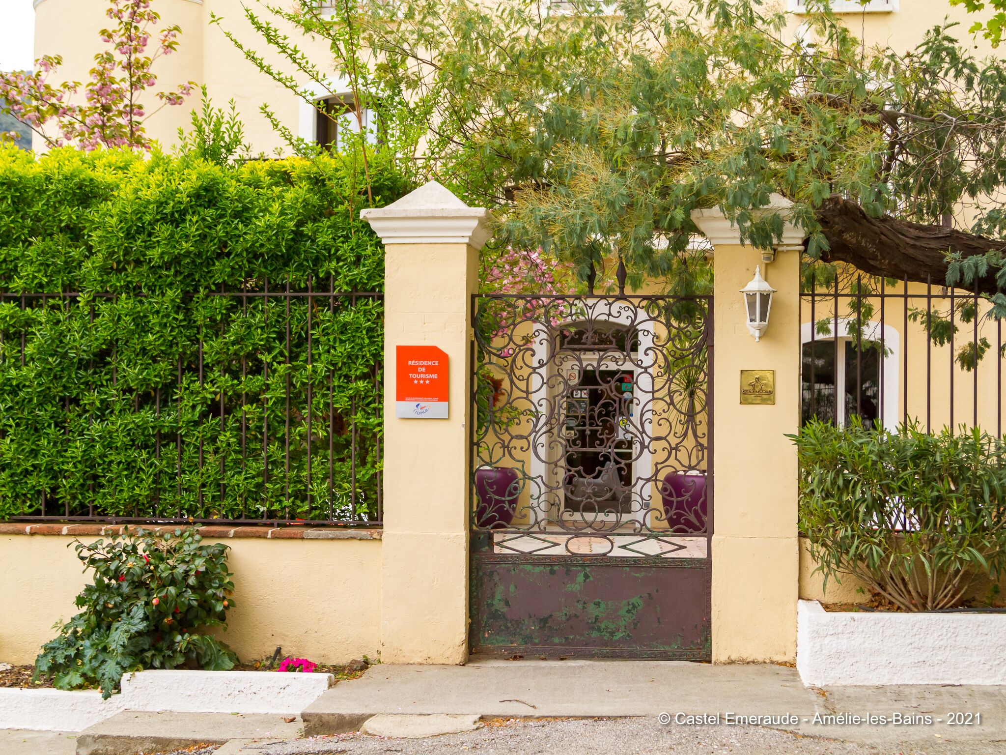 Façade de l’hébergement