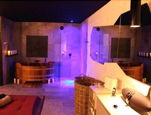 Espace de soins pour les couples, sauna, hammam, soins corporels
