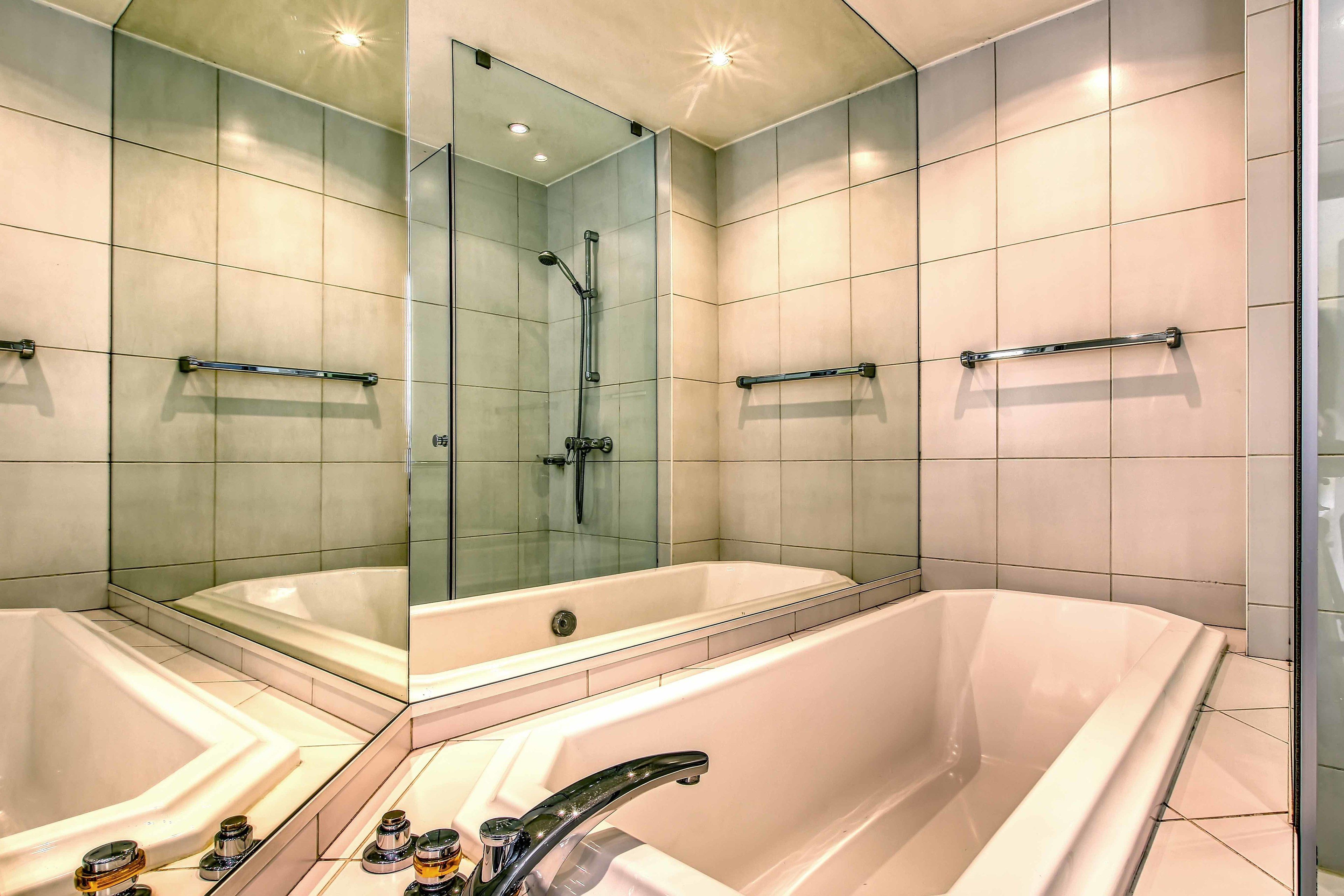 family room | bathroom | free toiletries, hair dryer, towels