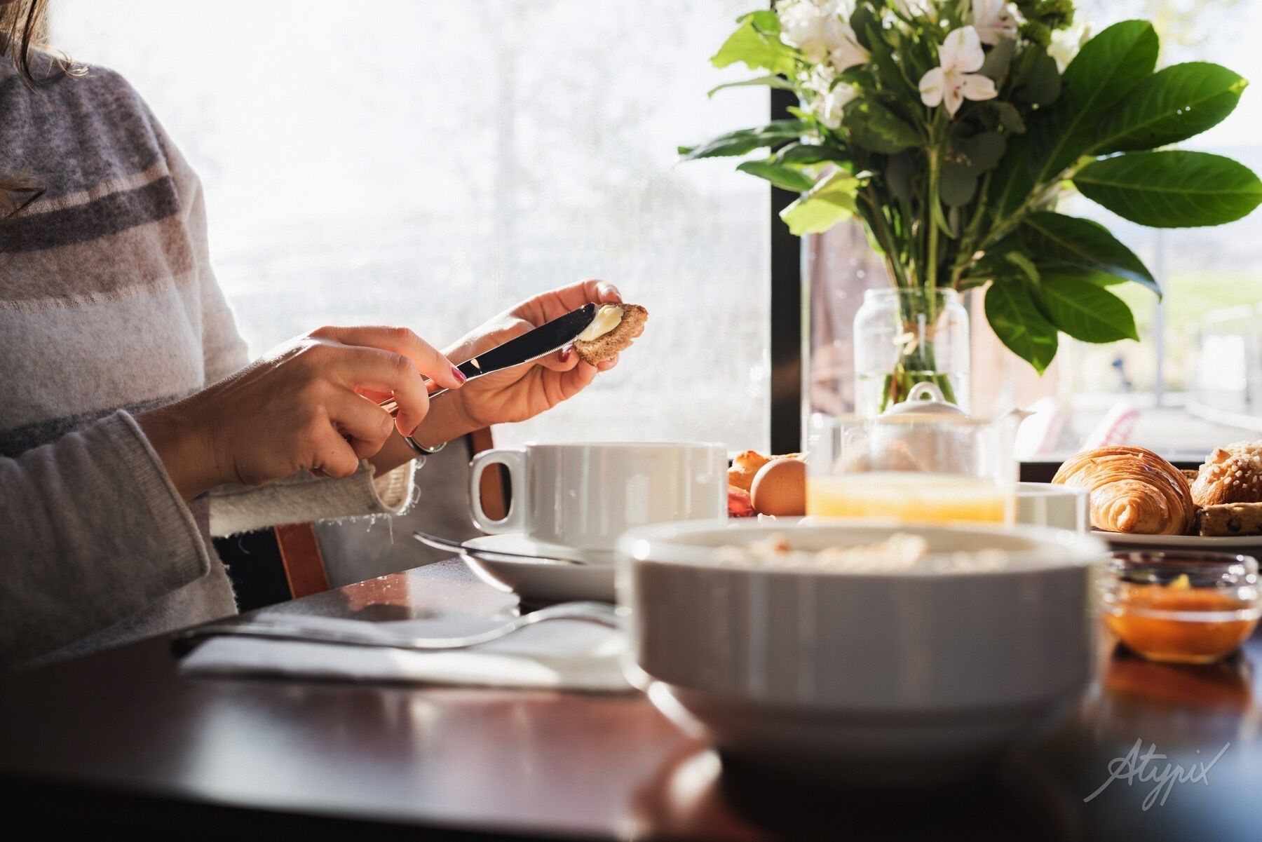 daily buffet breakfast (eur 13 per person)